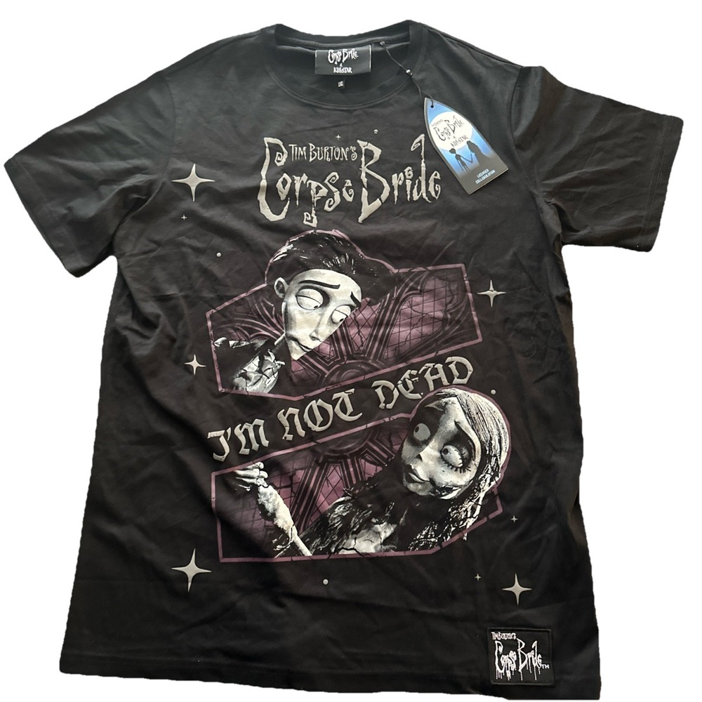 NWT Killstar x Corpse Bride Tim Burtons I'm Not Dead T Shirt Size XXL Rare